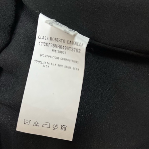 SOLD - Roberto Cavalli 100% Silk Print Dress - Picture 16 of 16